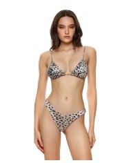 bikini maculato da donna con fantasia leopardata e accessorio | ME FUI bikini maculato da donna con fantasia leopardata e accessorio | ME FUI
