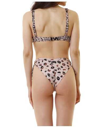bikini a due pezzi maculato da donna con fantasia leopardata | ME FUI bikini a due pezzi maculato da donna con fantasia leopardata | ME FUI