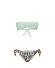 ME FUI Bikini Donna MF23-1529U P-EM PL con tessuto arricciato sui b...