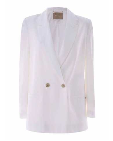 giacca latte/panna da donna con taglio dritto e lineare | KOCCA