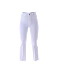 pantalone aderente bianco da donna con tre tasche frontali | KOCCA