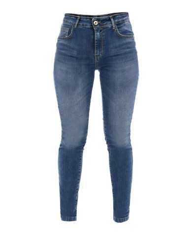 jeans slim denim chiaro da donna con tasche | KOCCA jeans slim denim chiaro da donna con tasche | KOCCA