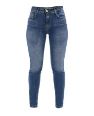 jeans slim denim chiaro da donna con tasche | KOCCA