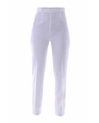 pantalone latte/panna da donna aderente in vita | KOCCA pantalone latte/panna da donna aderente in vita | KOCCA