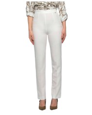 pantalone latte/panna da donna aderente in vita | KOCCA