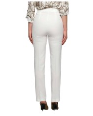 pantalone latte/panna da donna aderente in vita | KOCCA