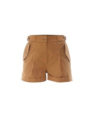 short stile safari verde olio da donna con orlo ripiegato | KOCCA