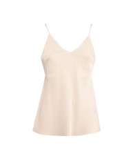 top latte/panna donna con linea svasata e scollo a V | KOCCA top latte/panna donna con linea svasata e scollo a V | KOCCA
