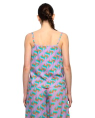 top da donna con stampa poligonale colorata | KOCCA top da donna con stampa poligonale colorata | KOCCA