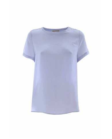 blusa carta da zucchero a donna con stemma logato | KOCCA blusa carta da zucchero a donna con stemma logato | KOCCA
