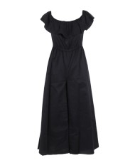 tuta nera da donna con coulisse e pantaloni a palazzo ampi | KOCCA tuta nera da donna con coulisse e pantaloni a palazzo ampi | KOCCA