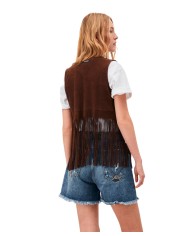 short aiko da donna in denim con logo patch dietro | ROY ROGER'S short aiko da donna in denim con logo patch dietro | ROY ROGER'S