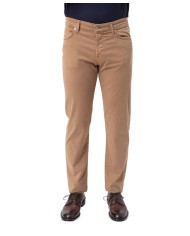 pantalone beige da uomo con salpa logato su retro | ROY ROGER'S