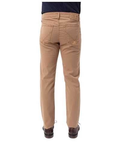 pantalone beige da uomo con salpa logato su retro | ROY ROGER'S pantalone beige da uomo con salpa logato su retro | ROY ROGER'S