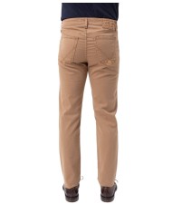 pantalone beige da uomo con salpa logato su retro | ROY ROGER'S