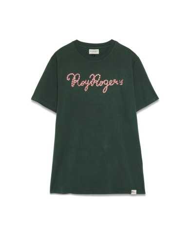 t-shirt french navy con stampa logata al centro | ROY ROGER'S t-shirt french navy con stampa logata al centro | ROY ROGER'S