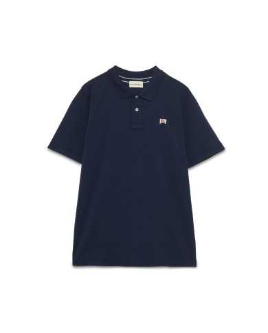 polo blue navy da uomo con logo ricamato su petto | ROY ROGER'S polo blue navy da uomo con logo ricamato su petto | ROY ROGER'S