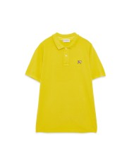 polo gialla da uomo con logo ricamato su petto | ROY ROGER'S