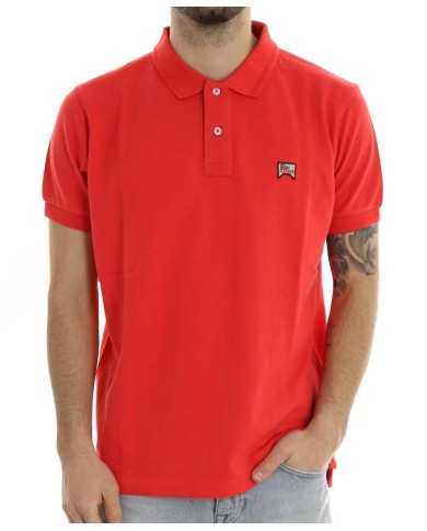 polo geranio da uomo con logo ricamato su petto | ROY ROGER'S polo geranio da uomo con logo ricamato su petto | ROY ROGER'S