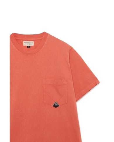 t-shirt coral da uomo in jersey con taschino logato | ROY ROGER'S t-shirt coral da uomo in jersey con taschino logato | ROY ROGER'S