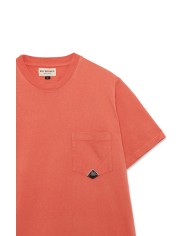 t-shirt coral da uomo in jersey con taschino logato | ROY ROGER'S