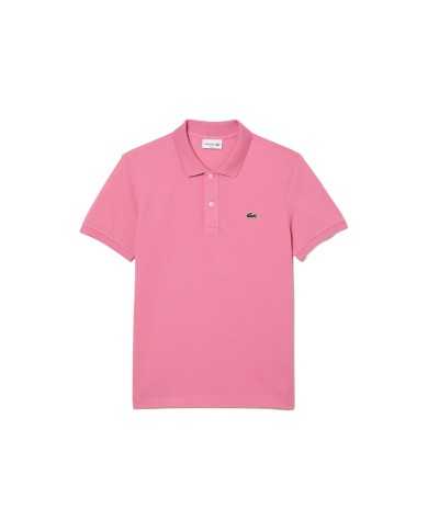 polo rosa da uomo in petit piquet con logo | LACOSTE polo rosa da uomo in petit piquet con logo | LACOSTE