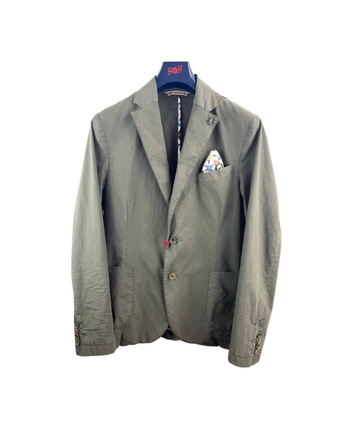 BOB Giacca Uomo RICH 406 P EM cotone misto lyocell con tasche later