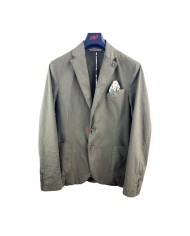 giacca militare in lyocell con stemma logato | BOB giacca militare in lyocell con stemma logato | BOB