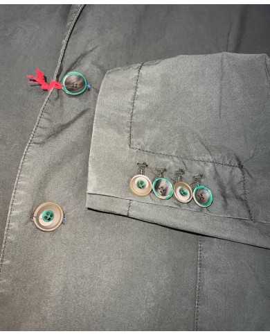 giacca militare in lyocell con stemma logato | BOB giacca militare in lyocell con stemma logato | BOB