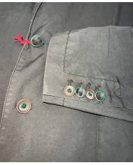 giacca militare in lyocell con stemma logato | BOB giacca militare in lyocell con stemma logato | BOB