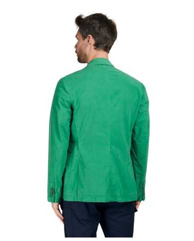 giacca verde/smeraldo in lyocell con stemma logato | BOB giacca verde/smeraldo in lyocell con stemma logato | BOB