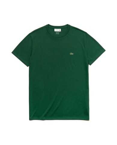 t-shirt verde da uomo con logo in alto a destra | LACOSTE t-shirt verde da uomo con logo in alto a destra | LACOSTE