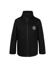 Giubbino nero da uomo con cappuccio, logo e grafica | RICHMOND