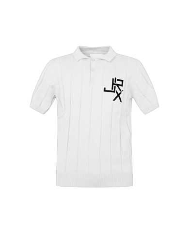 Polo white optical da uomo in cotone con logo frontale | RICHMOND Polo white optical da uomo in cotone con logo frontale | RICHMOND