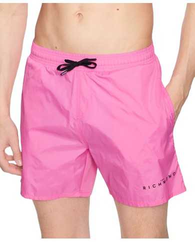 Boxer rosa da uomo con coulisse e lacci logati | RICHMOND Boxer rosa da uomo con coulisse e lacci logati | RICHMOND