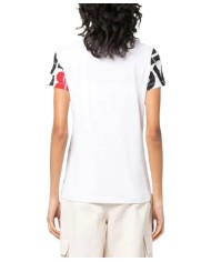 LOVE MOSCHINO T-Shirt Donna W4F73 2P M3876 P-EM cotone con motivo c...