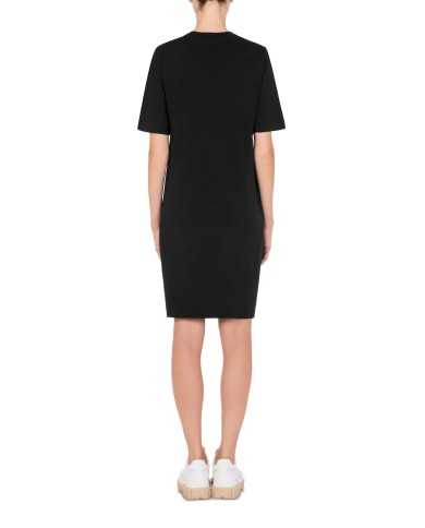 Abito donna nero con stampa LOVE OPTICAL LOGO | LOVE MOSCHINO Abito donna nero con stampa LOVE OPTICAL LOGO | LOVE MOSCHINO