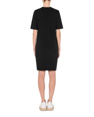 Abito donna nero con stampa LOVE OPTICAL LOGO | LOVE MOSCHINO Abito donna nero con stampa LOVE OPTICAL LOGO | LOVE MOSCHINO