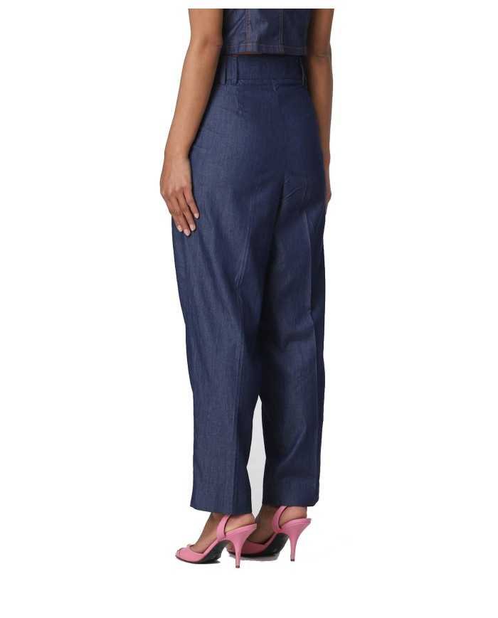Pantaloni casual donna in denim a vita alta | LOVE MOSCHINO Pantaloni casual donna in denim a vita alta | LOVE MOSCHINO