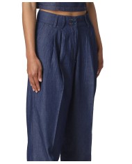 Pantaloni casual donna in denim a vita alta | LOVE MOSCHINO Pantaloni casual donna in denim a vita alta | LOVE MOSCHINO