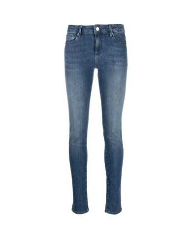 jeans skinny donna denim chiaro con logo a cuore | LOVE MOSCHINO jeans skinny donna denim chiaro con logo a cuore | LOVE MOSCHINO