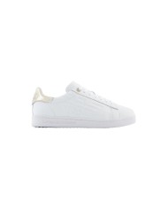 sneakers donna white/gold logato EAGLE e brand logo | EA7