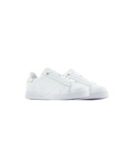 sneakers donna white/gold logato EAGLE e brand logo | EA7
