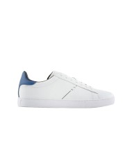 sneakers uomo optical white/blue con loghi | ARMANI EXCHANGE