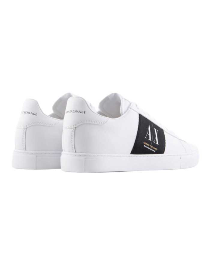 sneakers uomo optical white con logo su strisce | ARMANI EXCHANGE sneakers uomo optical white con logo su strisce | ARMANI EXCHANGE
