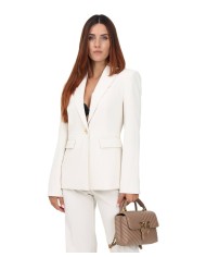 giacca rosa da donna più stretta sui fianchi | PINKO