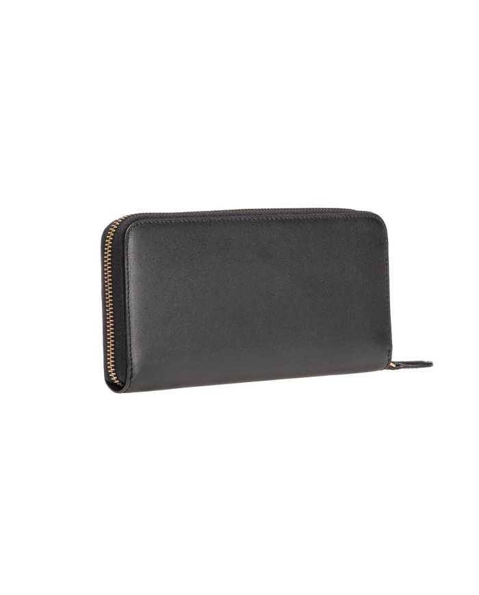 portafoglio zip-around nero da donna con placca LOVE BIRDS | PINKO portafoglio zip-around nero da donna con placca LOVE BIRDS | PINKO