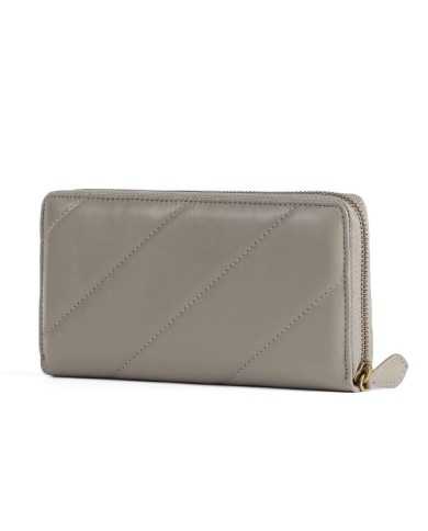 portafoglio zip-around noce con placca LOVE BIRDS | PINKO portafoglio zip-around noce con placca LOVE BIRDS | PINKO