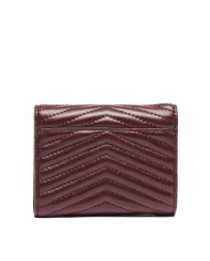 portafoglio quadrato rosso viola da donna con pattern chevron | PINKO portafoglio quadrato rosso viola da donna con pattern chevron | PINKO