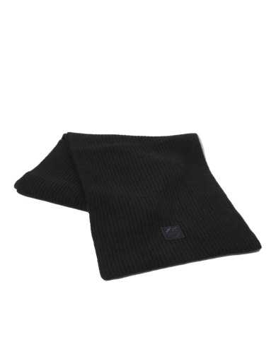 sciarpa nera da donna con patch logata LOVE BIRDS | PINKO sciarpa nera da donna con patch logata LOVE BIRDS | PINKO